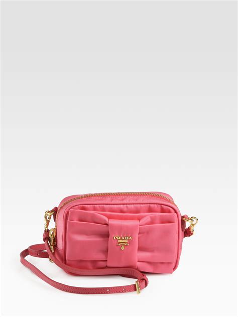 pink prada nylon pouch|Prada tessuto nylon handbags.